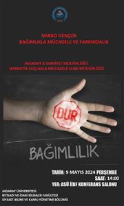 Narko Gençlik Bağımlılıkla Mücadele ve Farkındalık Etkinliği